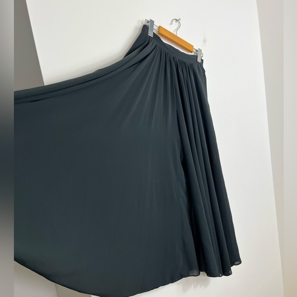 Vintage 80s Wayne Clark Chiffon Extra Wide Leg Pants Sz 26 - Picture 3 of 13